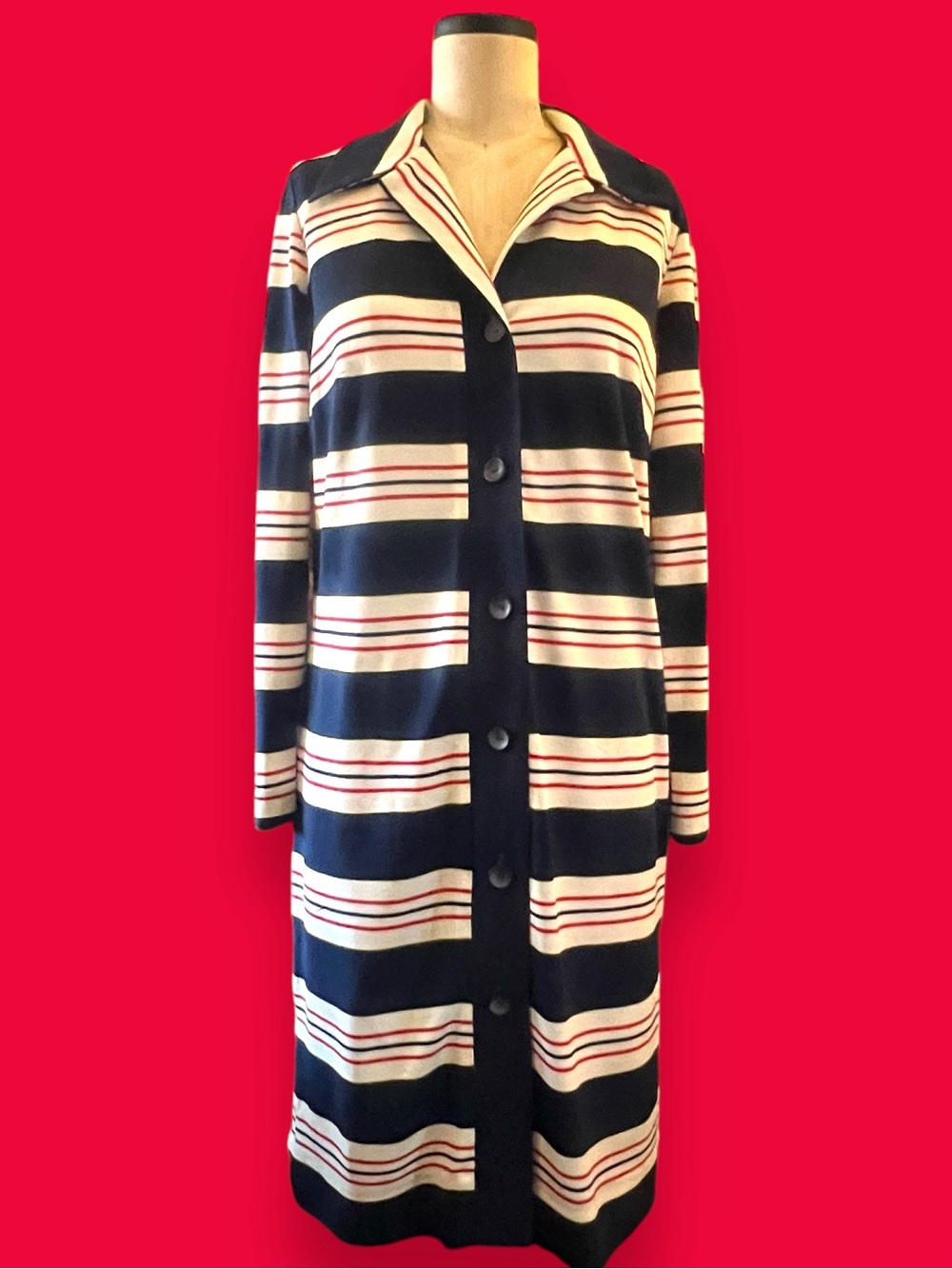 1960s Serbin of Florida Swingin Sixties Shift Shirtdress Dress Mod Groovy Twiggy